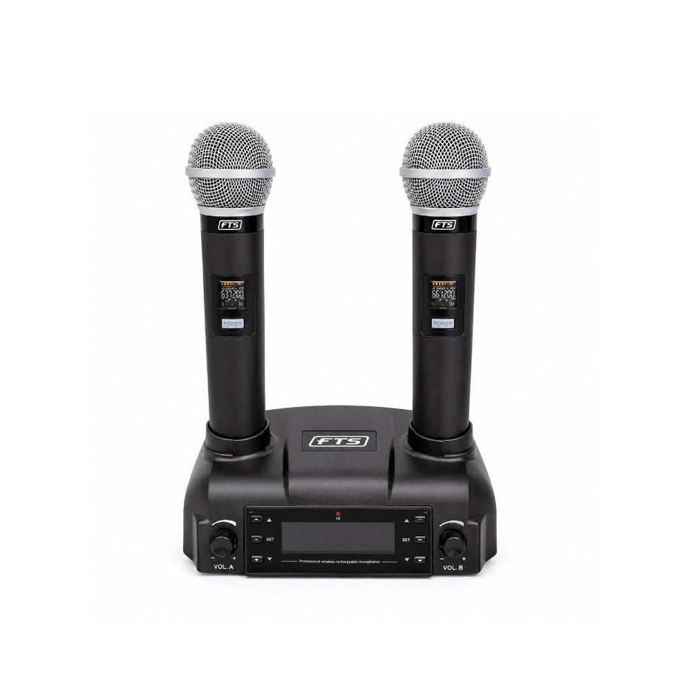 FTS Dual Handheld Wireless Microphones [CD02] - Fastrak