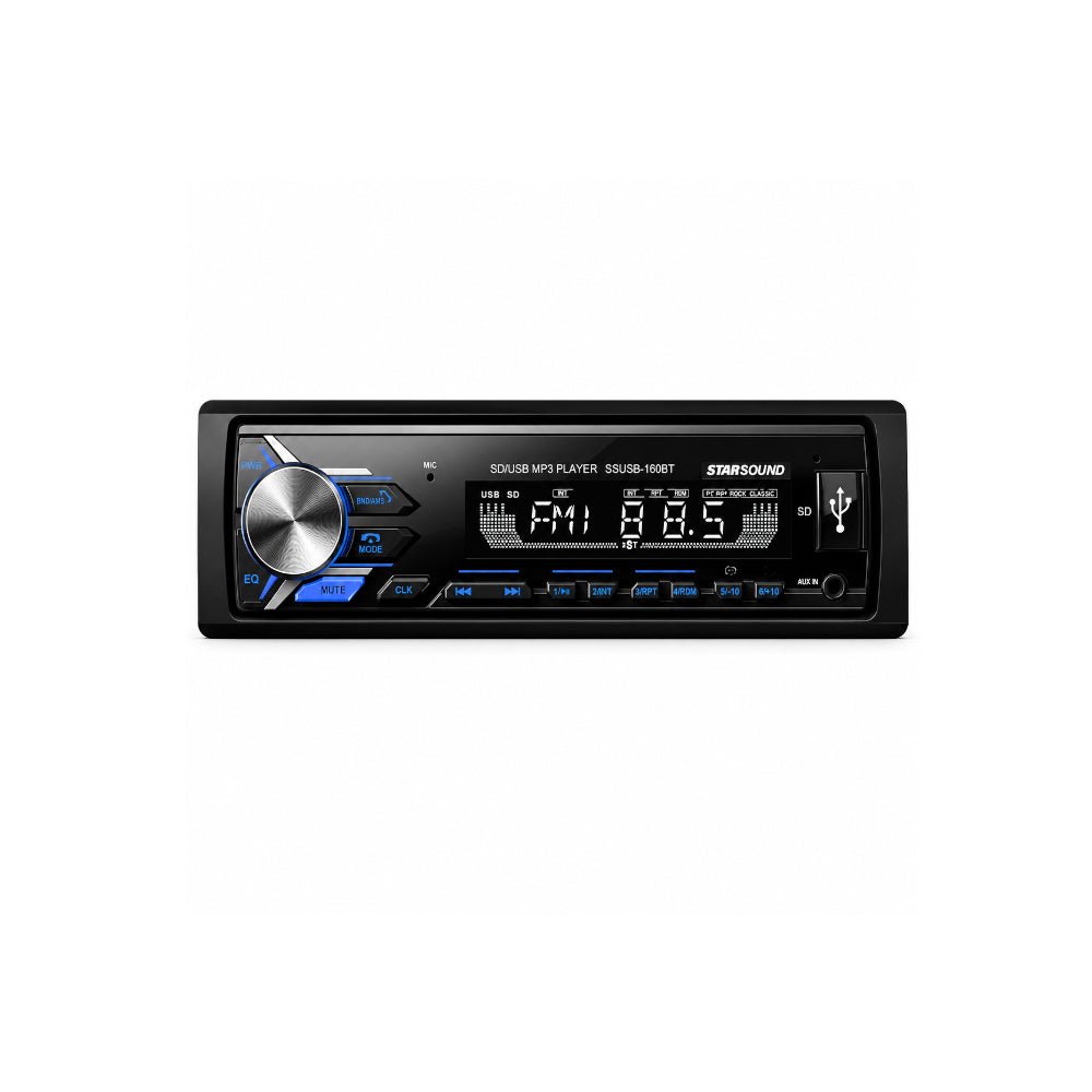 Starsound Single Din Media Player [SSUSB - 180BT] - Fastrak