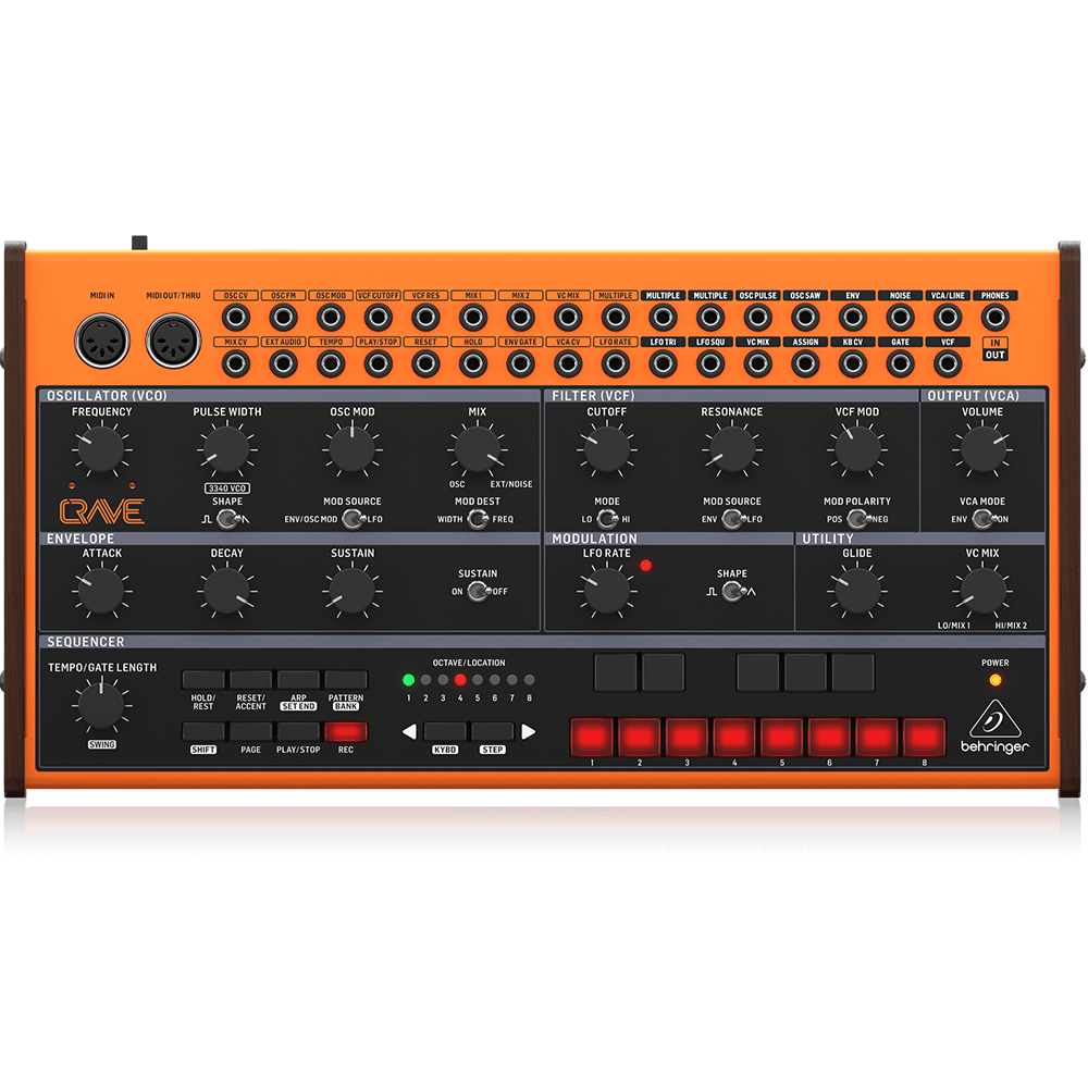 Behringer Crave Analog Semi - Modular Synthesizer - Fastrak