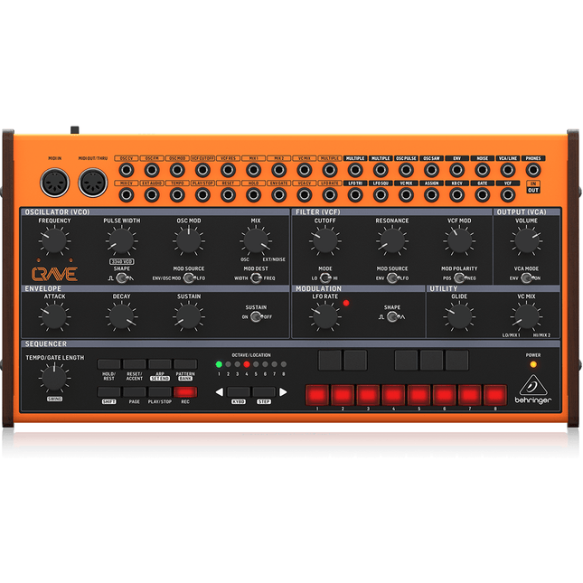 Behringer Crave Analog Semi - Modular Synthesizer - Fastrak