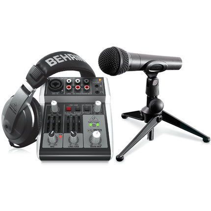 Behringer Podcastudio 2 USB Podcastudio Bundle - Fastrak