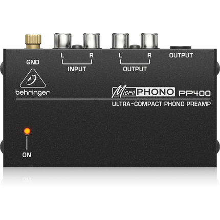 Behringer PP400 Phono Preamp - Fastrak