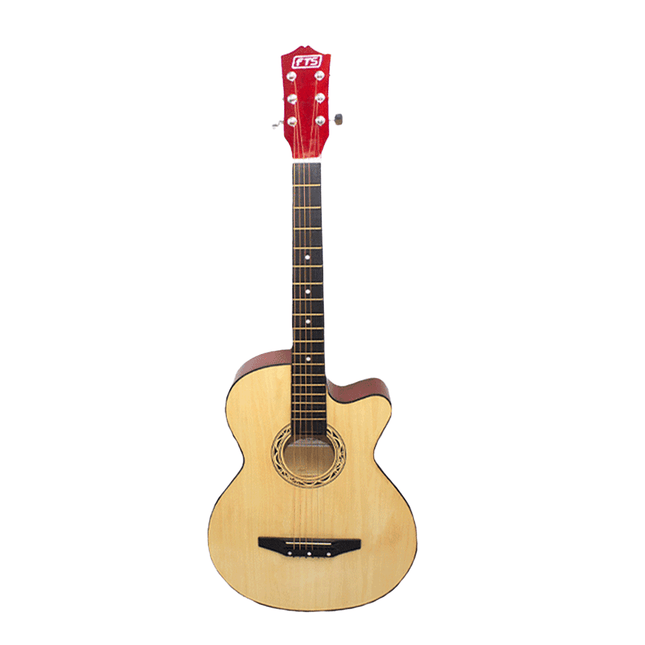 FTS FTS - FA - 380C - N Full Size Cutaway Acoustic Guitar (Natural) - Fastrak