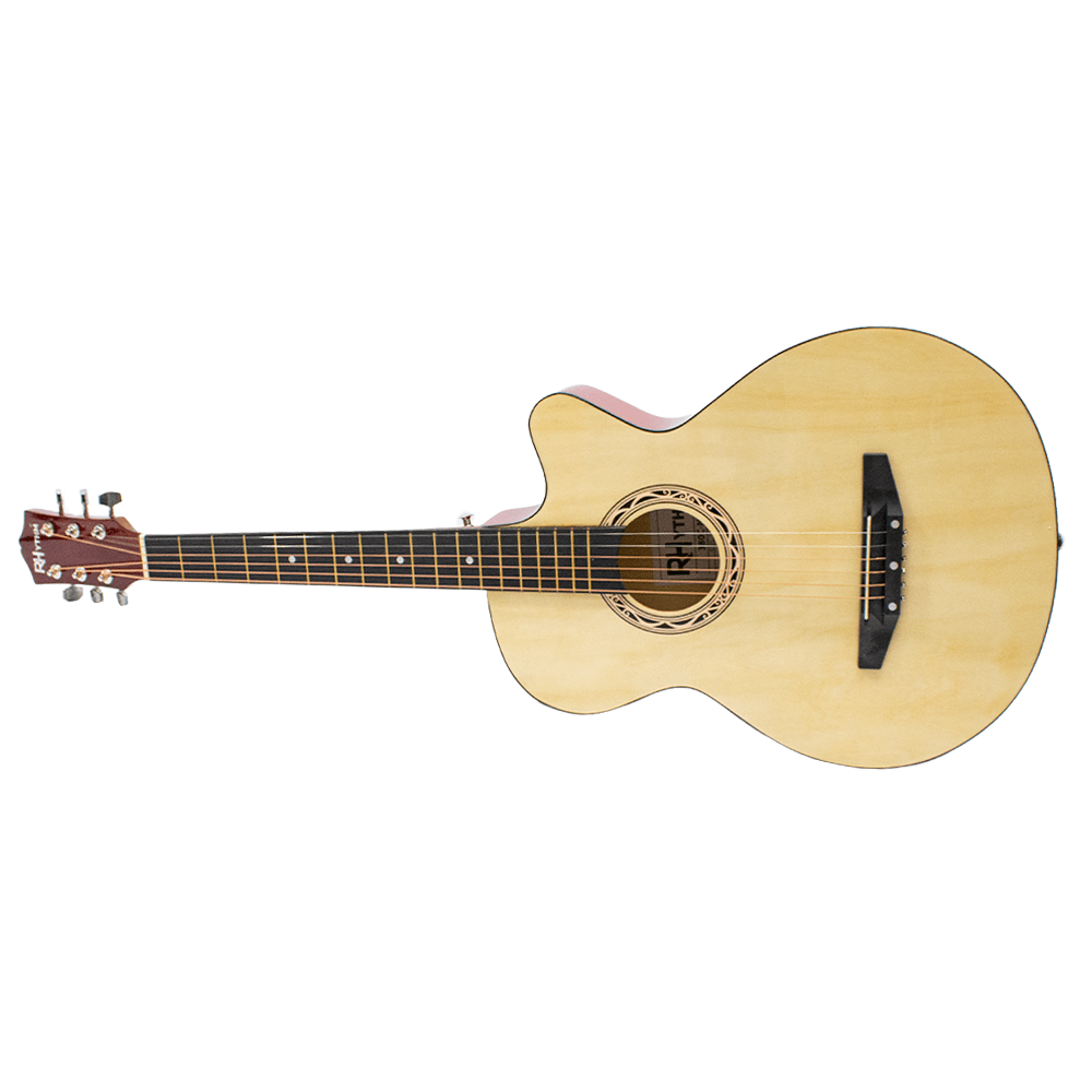 Rhythm FA - 380C - N Cutaway Acoustic Guitar (Natural) - Fastrak