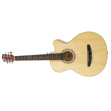 Rhythm FA - 380C - N Cutaway Acoustic Guitar (Natural) - Fastrak
