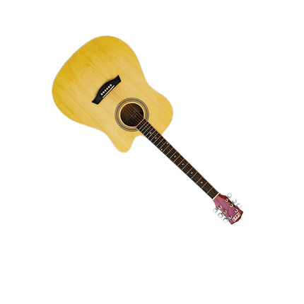 Full Size Cutaway Acoustic - Electric Guitar (Natural) [FTS - D - 420CEQ - N] - Fastrak