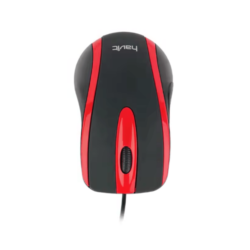 Havit PC series - USB Mouse Black+Red [HV - MS753 BK+RD] - Fastrak