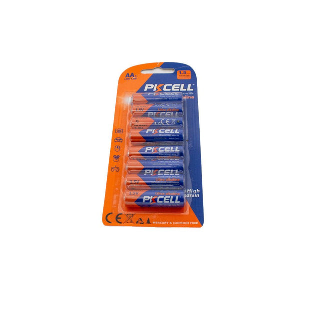 LR6 - 8B 8pc Ultra Alkaline AA Battery 1.5V ,380mins, 0 Hg - Fastrak