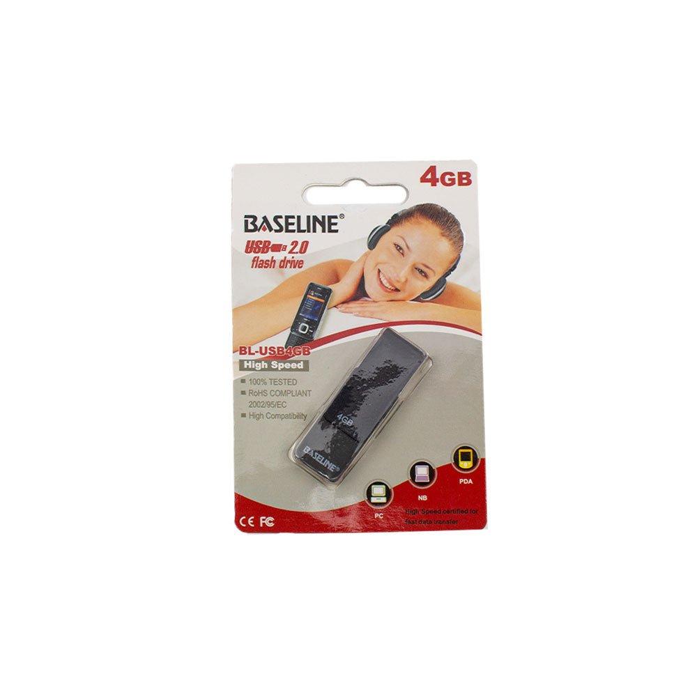 Baseline 4GB Flash Drive [BL - USB] - Fastrak