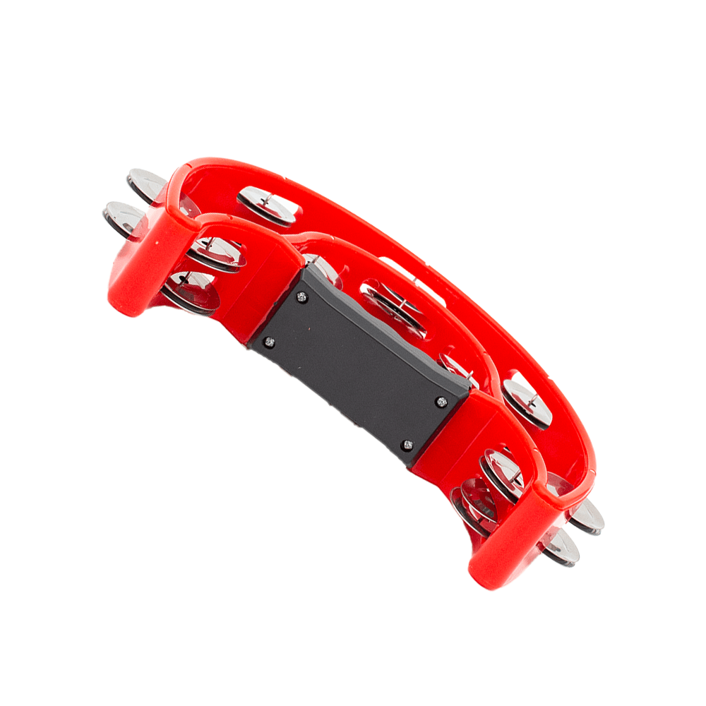FTS Double Row Tambourine Red - Tambourines – Fastrak