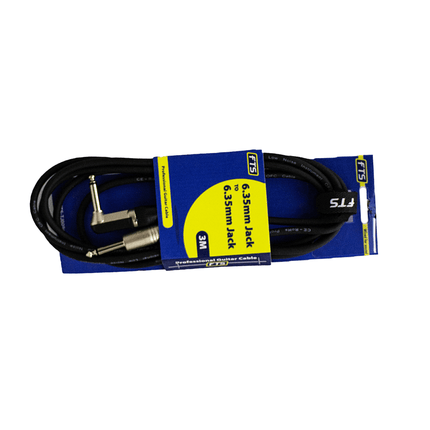 FTS 3M 6.35mm to 6.35mm Guitar Cable [TJ003+TJ054] - Fastrak