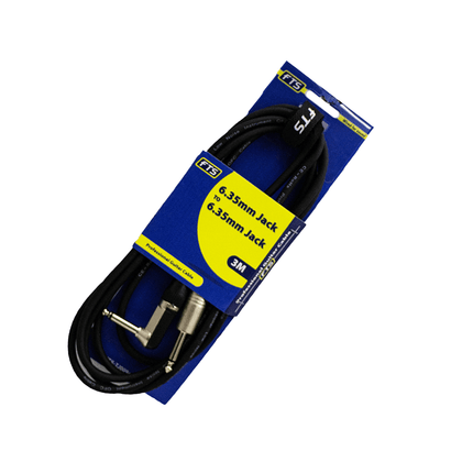FTS 3M 6.35mm to 6.35mm Guitar Cable [TJ003+TJ054] - Fastrak