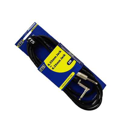 FTS 3M 6.35mm to 6.35mm Guitar Cable [TJ003+TJ054] - Fastrak