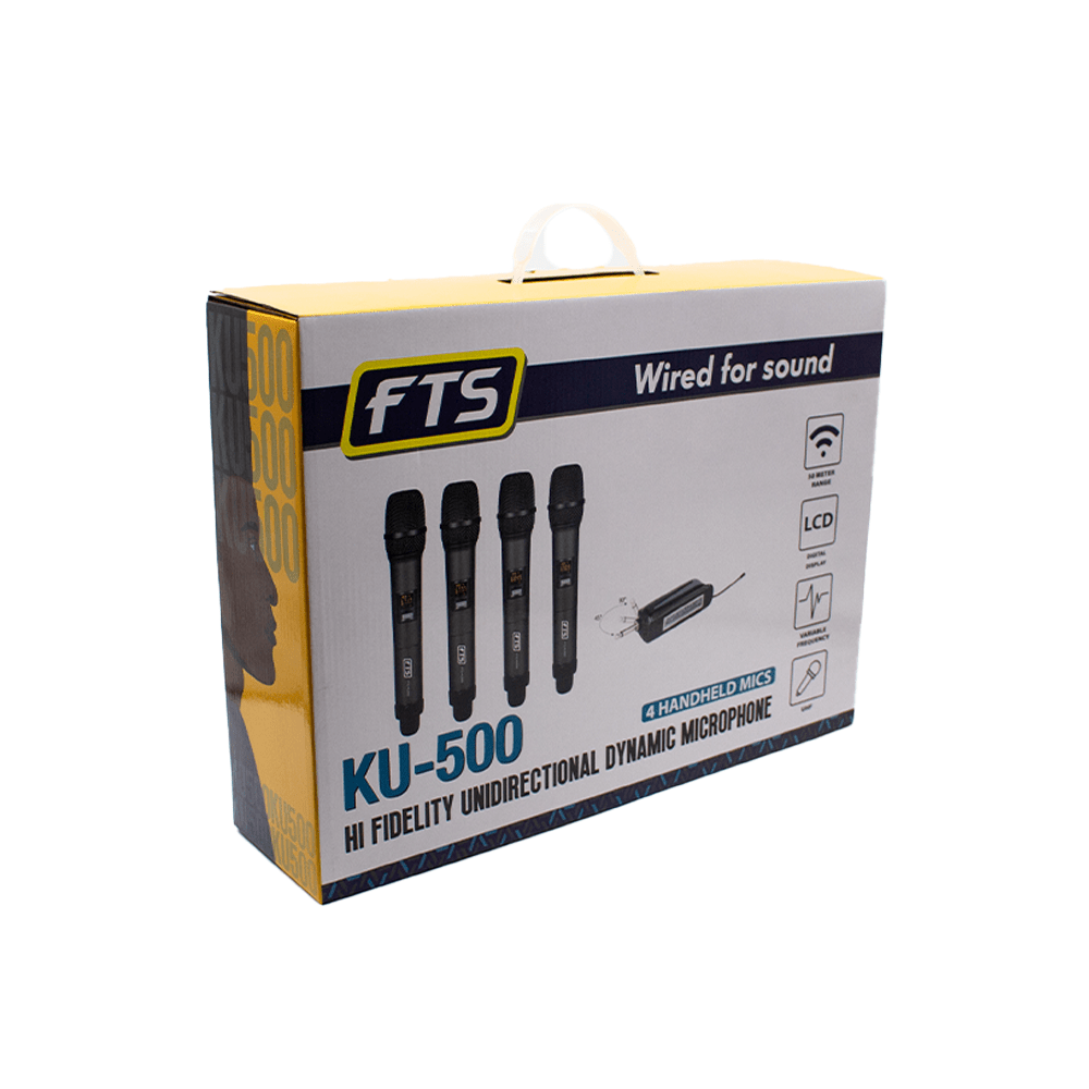 Wireless Mics Hi - Fidelity Uni - Directional [FTS - KU500MKIII] - Fastrak