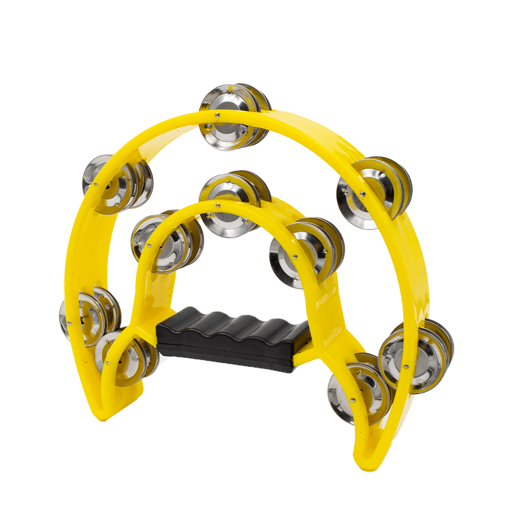 FTS Double Row Tambourine Yellow [FTS - JT - TX9 - 20 YL] - Fastrak