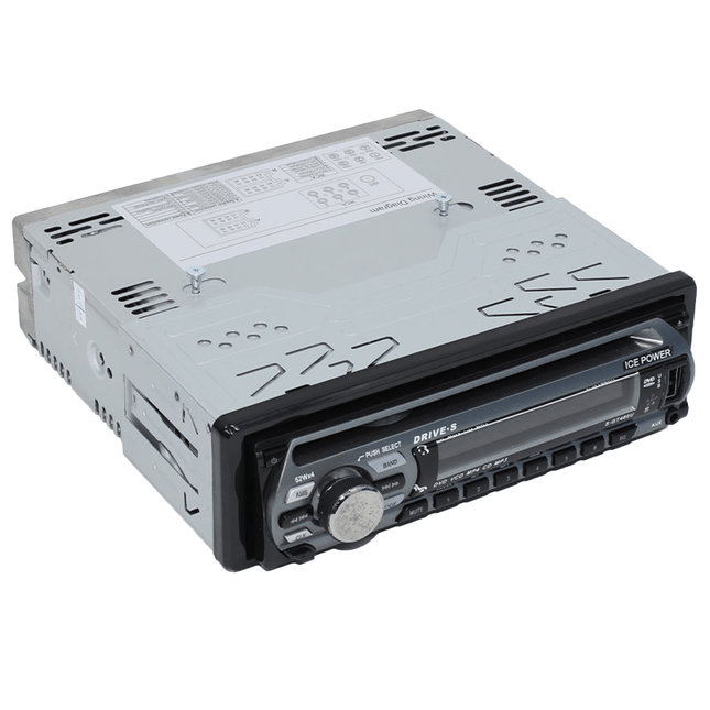 Ice Power Dvd/Sd/Cd/Front Loader/Auxin/Am/Fm/Bt[IP - 7230B] - Fastrak