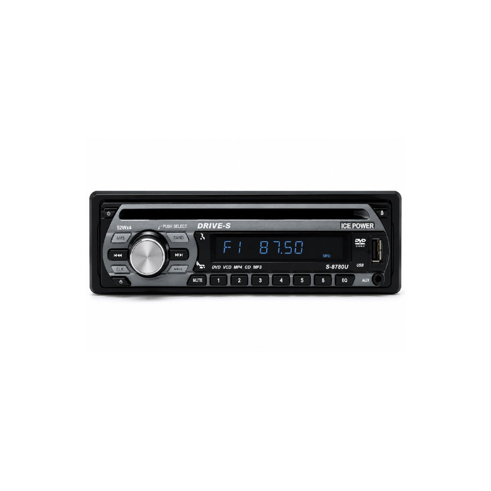 Ice Power Dvd/Sd/Cd/Front Loader/Auxin/Am/Fm/Bt [IP - 7230B] - Fastrak