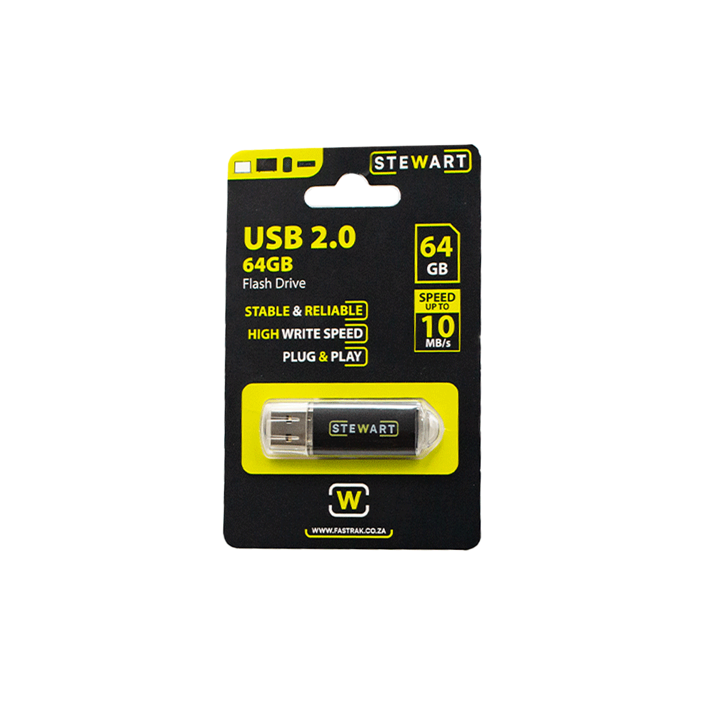 Stewart 64Gb Flash Drive [STW - USB - 64GB] - Fastrak