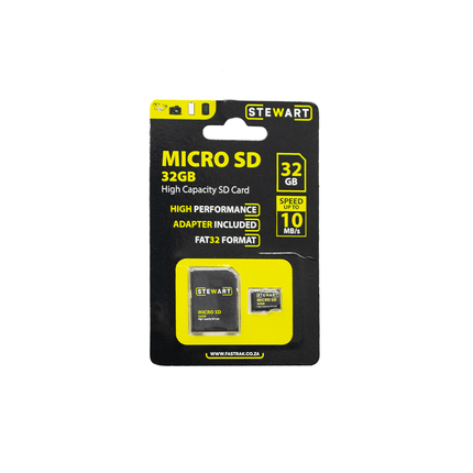 Stewart 32Gb Micro Sd Card [STW - MICRO - 32GB] - Fastrak