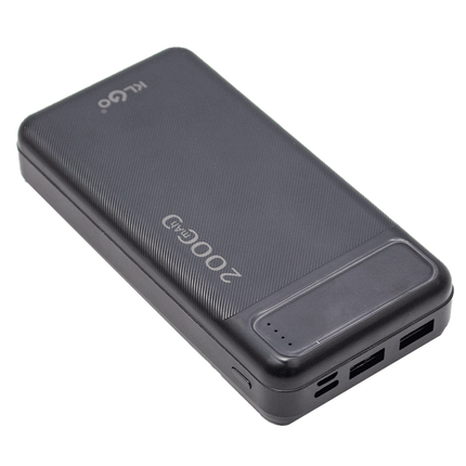 Klgo 20000MAH Power Bank Black [KP - 21 BK] - Fastrak