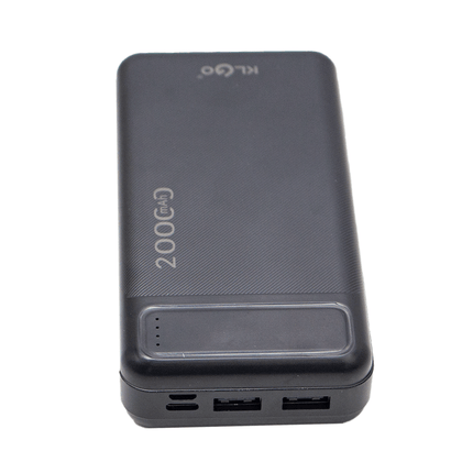 Klgo 20000MAH Power Bank Black [KP - 21 BK] - Fastrak