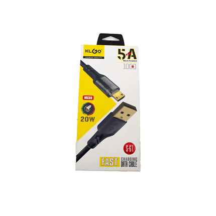 S - 61 Android KlGo 20W Fast Charging Cable - Fastrak