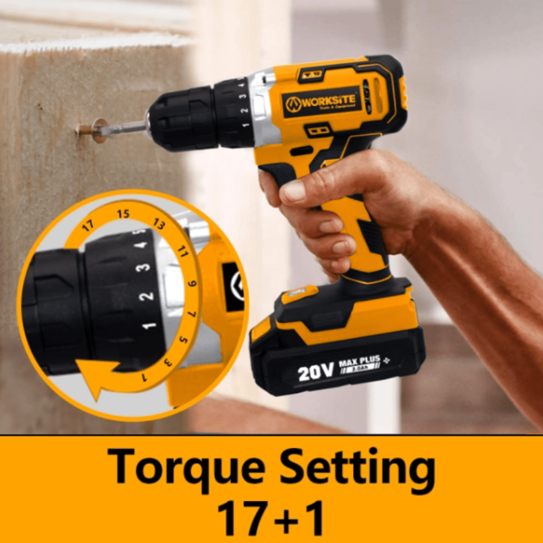 WorkSite 20V Cordless Drill [CD331] - Fastrak