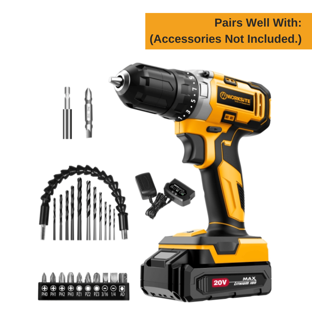 WorkSite 20V Cordless Drill [CD331] - Fastrak
