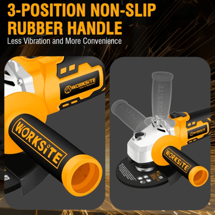 WorkSite 20V Cordless Angle Grinder [CAG330] - Fastrak