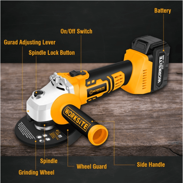 WorkSite 20V Cordless Angle Grinder [CAG330] - Fastrak