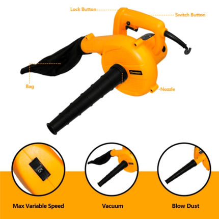 WorkSite 600w Electric Leaf Blower [EBR129] - Fastrak