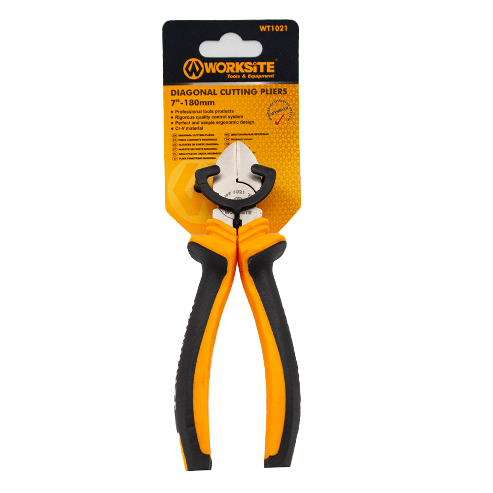 WT1021 7''/180mm Diagonal Cutter Pliers - Fastrak