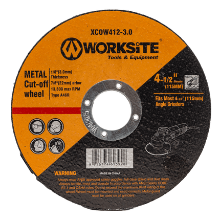 WorkSite 115mm Grinding Wheel [XCOW412] - Fastrak