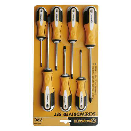 WT1606 WorkSite 7Pcs Screwdriver Set - Fastrak