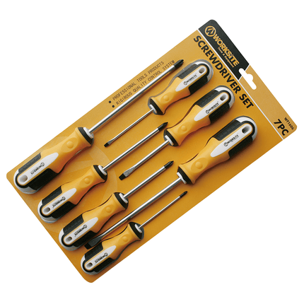 WT1606 WorkSite 7Pcs Screwdriver Set - Fastrak