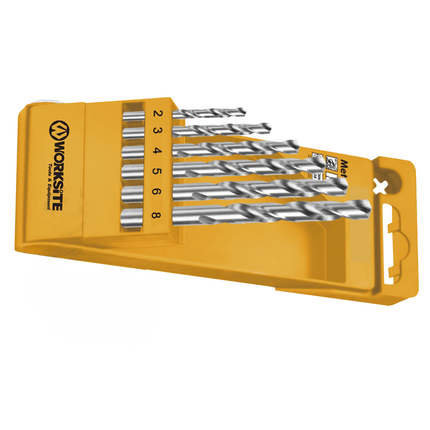 WorkSite 6pcs HSS Twist Drill Bits Set [WXDB06] - Fastrak