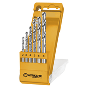 WorkSite 6pcs HSS Twist Drill Bits Set [WXDB06] - Fastrak
