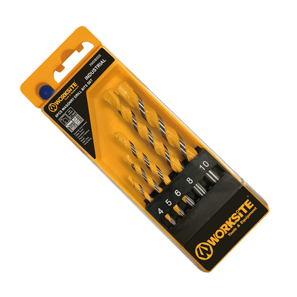 XMDB05S WorkSite 5pcs Masonry Drill Bits Set - Fastrak