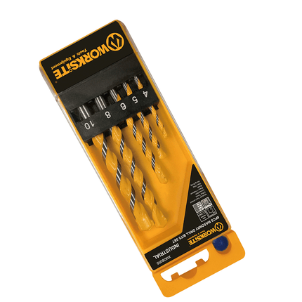 XMDB05S WorkSite 5pcs Masonry Drill Bits Set - Fastrak