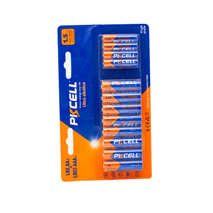 LR6+LR03 12Pcs Ultra Alkaline Battery - Fastrak