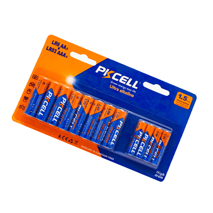 LR6+LR03 12Pcs Ultra Alkaline Battery - Fastrak