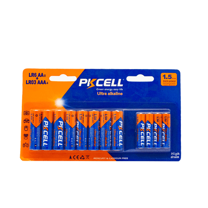 LR6+LR03 12Pcs Ultra Alkaline Battery - Fastrak