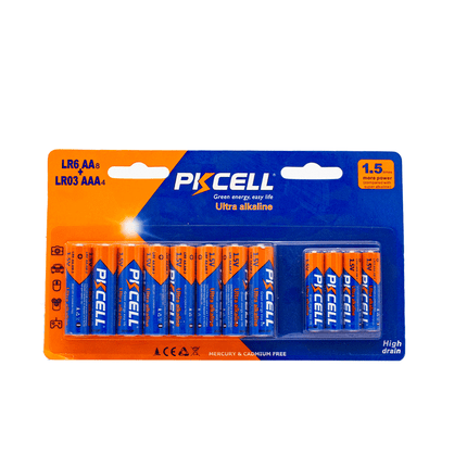 LR6+LR03 12Pcs Ultra Alkaline Battery - Fastrak