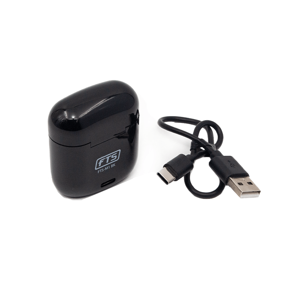 FTS Ice Pop Wireless BT EarBuds with TWS Black [FTS - M1 BK] - Fastrak