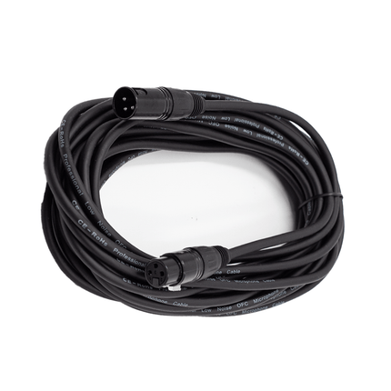 FTS 10M XLR Male - XLR Female Mic Cable [TX009+TX012BK] - Fastrak