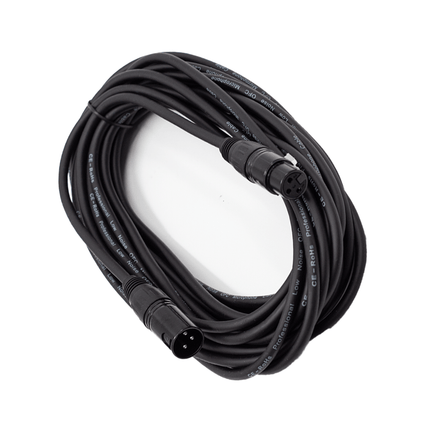 FTS 10M XLR Male - XLR Female Mic Cable [TX009+TX012BK] - Fastrak
