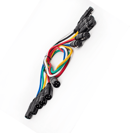 FTS XLR Male To Female Patch Cables 1m [FTS - TX009+TX012/1M] - Fastrak