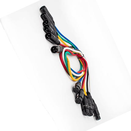 FTS XLR Male To Female Patch Cables 1m [FTS - TX009+TX012/1M] - Fastrak