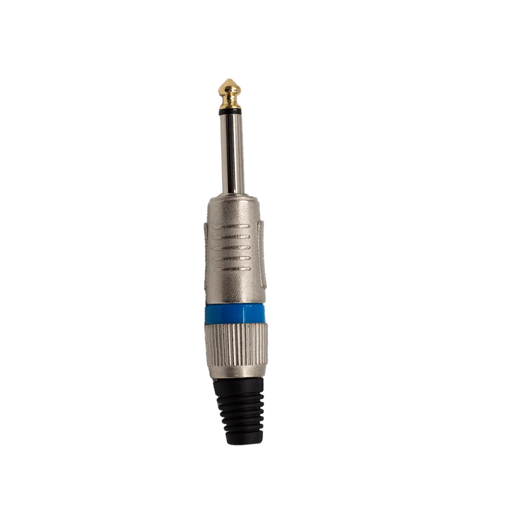 FTS 6.3 Mono Male Jack with Blue Ring [TJ017] - Jack Cables – Fastrak