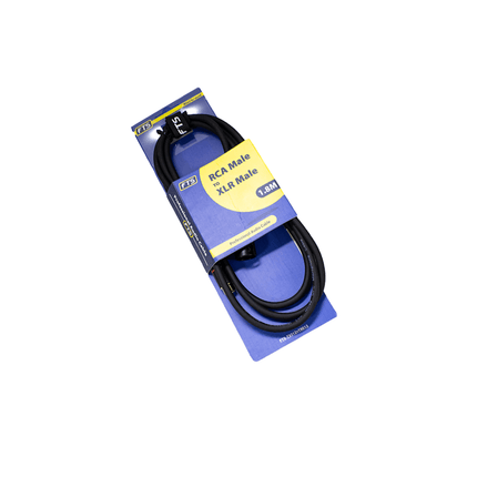 FTS - TX012+TR012/1.8M XLR Mle To RCA Mle Cable 1.8m - Fastrak